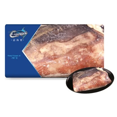 Materia prima di filetto di calamaro gigante congelato