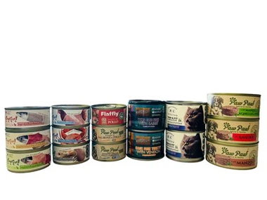 Cibo per animali in scatola